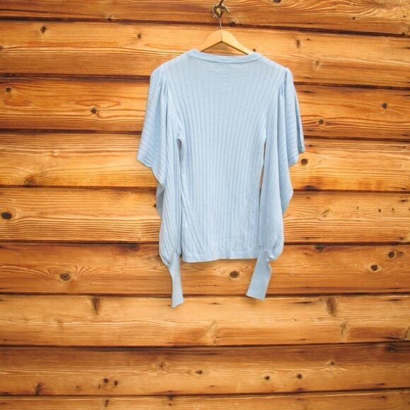 Ted Baker Cashmere Wool Balloon Sleeve Knit Sweater - Picture 6 of 9